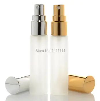 

Wholesale 1000pcs/lot Frosted Glass 10ml 1/3oz Spray Empty Perfume Atomizer Bottle fragrant liquid Fine mist pump