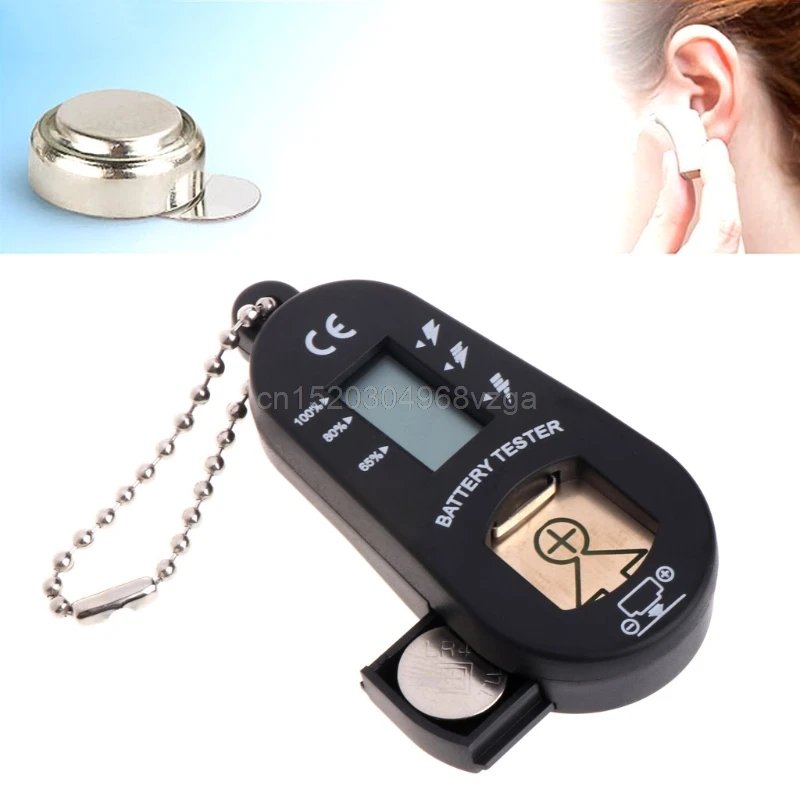 

Hearing Aid Battery Portable Measuring Apparatus Device Electric LCD Screen BC06 Hearing aids battery tester Drop shipping