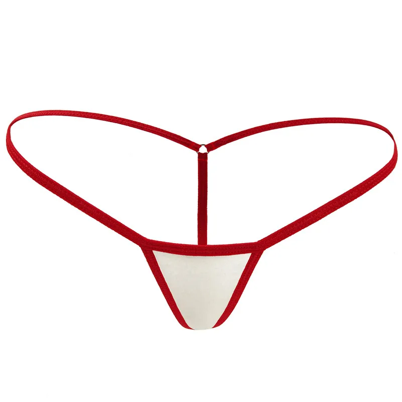 Women Sexy Cotton G Strings Mini Micro Thongs Bikini Tangas T Back Low ...