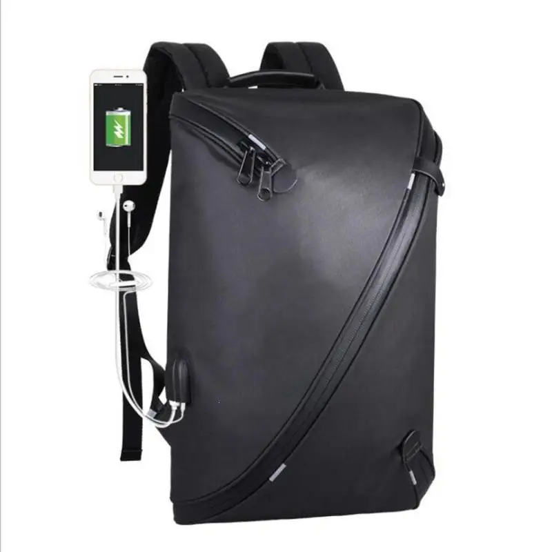 

Business Casual Korean Style Backpack Waterproof Foldable Backpacks Laptop Oxford Travel Men School Bag Charging Bags 3