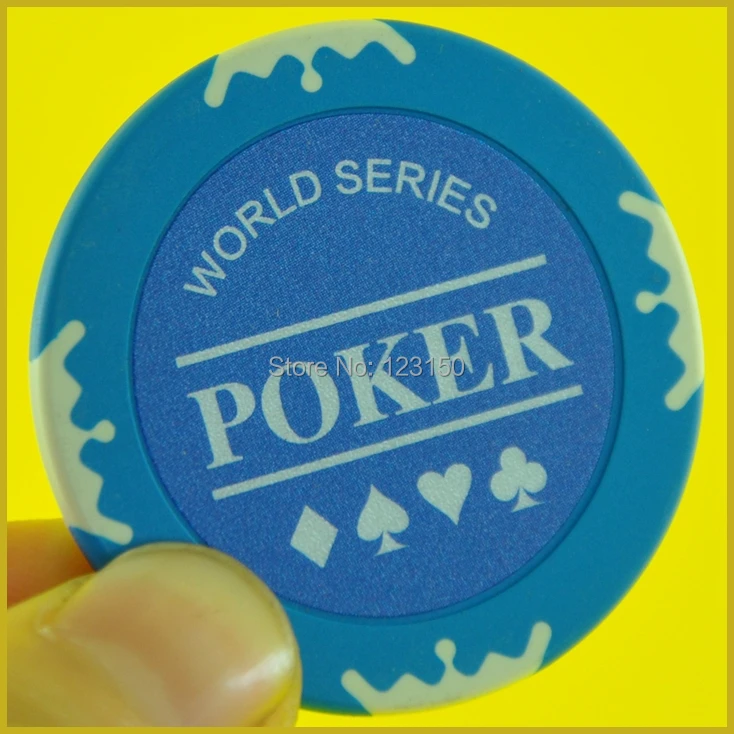 PN-9006 World Poker, без номинальной стоимости, 50 шт./партия, глина, фишки для покера вставка металлическая