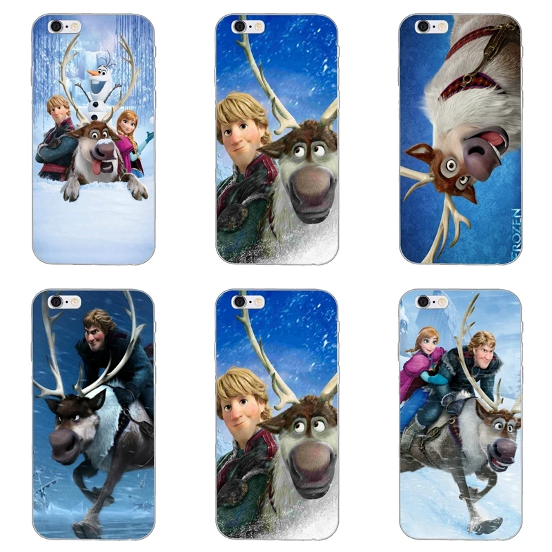 

For Huawei P smart P20 pro P10 Plus Honor 8 9 lite 6A 6 play 6C GR5 V8 cute kristoff and sven snowflake silicone Soft phone case