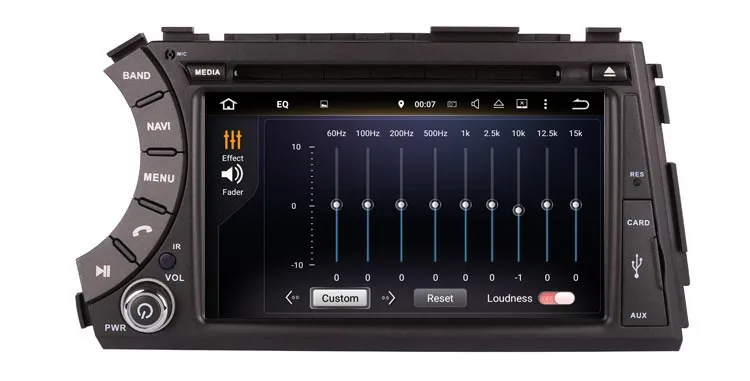 Sale 7INCH two din Android 9.0 Car Multimedia Player Radio 3G/4G WIFI GPS For Kyron Actyon Korando Sports 2005-2013 with SD USB 6