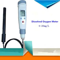 Ручка Тип Измеритель Растворенного Кислорода температура портативный карманный качество воды сделать тестер анализатор с зондом золото