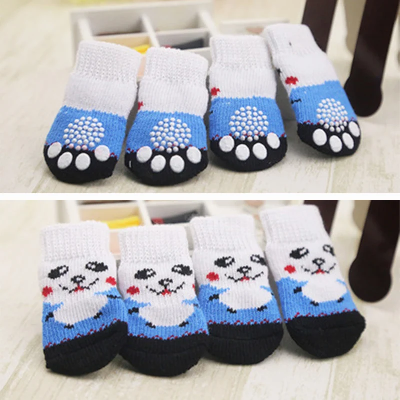 Носки для собак одежда Обувь для домашних животных носки для больших собак все сезоны рождественские носки для маленьких щенков py1060