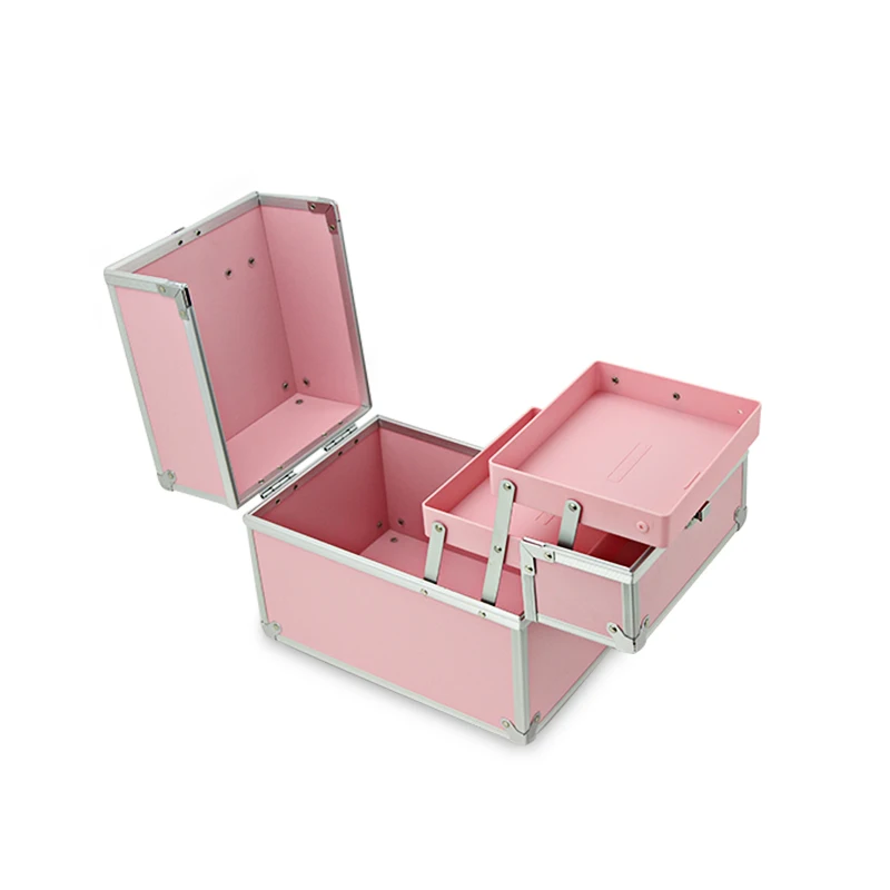 

Multi-layer cosmetic case,Household portable storage box,Large-capacity lightportable makeup kit,Beauty toolbox,Makeup valise