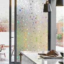 Оконная пленка стеклянные пленки домашние декоративные без клея 3D Статические многоразовые декоративные оконные наклейки ZC01