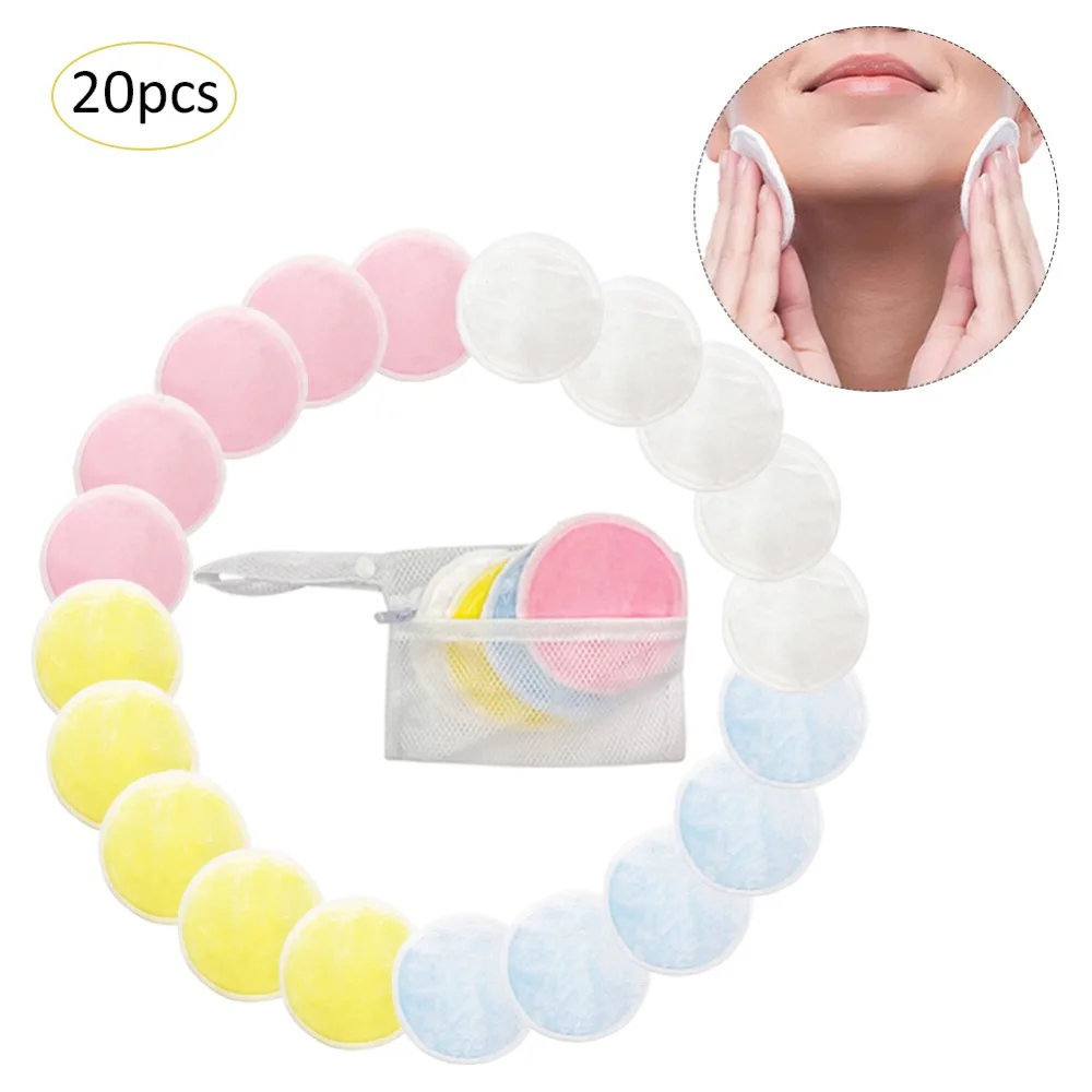 

Makeup Remover Face Cleansing Cotton Eye Shadow Eyelash Lipstick Washable Reuse Cosmetic Clean Cotton Beauty Tools cotton pads