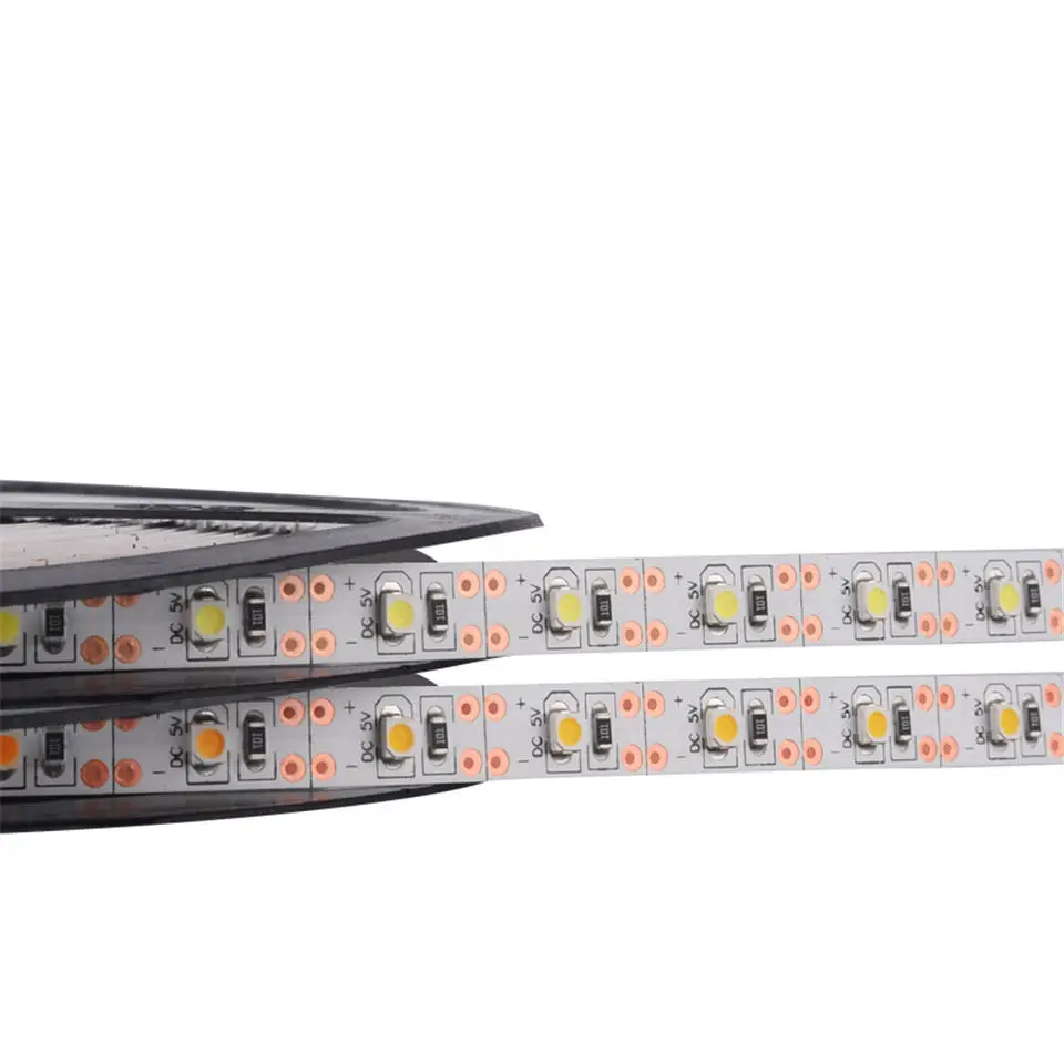 5v usb 3528 warmwhite cool white rgb led strip55