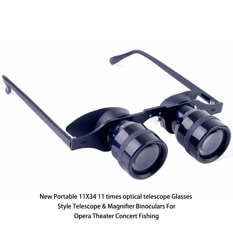 Binoculars Opera Theater Concert Fishing Portable 11X34 11 times optical telescope Glasses Style Telescope Magnifier Binoculars 6