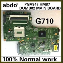 Abdo DUMB02 основная плата REV: 2,1 PGA947 для lenovo G710 материнская плата для ноутбука чип видеокарты N15V-GM-B-A2 2G тестовая работа