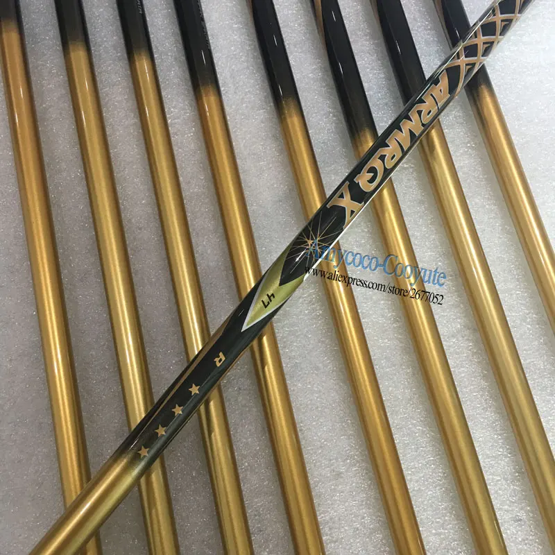 Новые клюшки для гольфа HONMA S-06 4 звезды утюги для гольфа 4-11Sw железные клюшки для гольфа стальной вал или графитовый Вал R или S Cooyute - Цвет: Graphite shaft  S