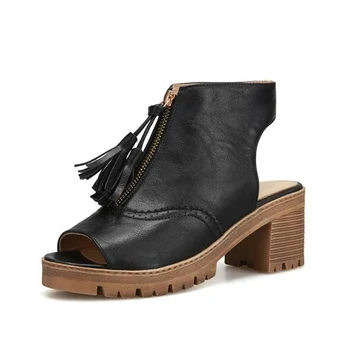 

Summer Peep Toe Boots Gladiator Women Sandals High Heels Platform Pumps Shoes Woman Causal Size 26-62 Chaussure Femme BY16182