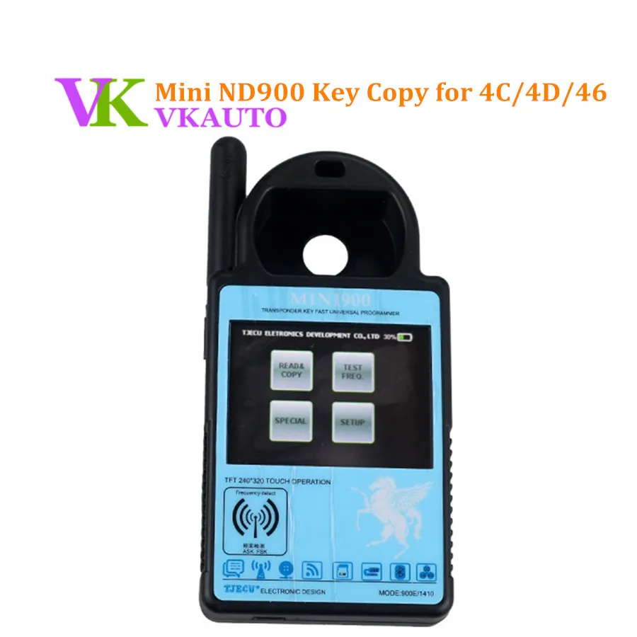 

New MINI ND900 Hand-Held Key Programmer Support 4C 4D 46 G Chip Update Online Same Function As Mini CN900