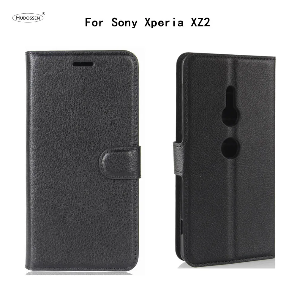 HUDOSSEN For Sony Xperia XZ2 H8216 H8266 H8296 Case Luxury Phone Protective Coque SONY xz2 Flip Cover PU Leather Bags | Мобильные