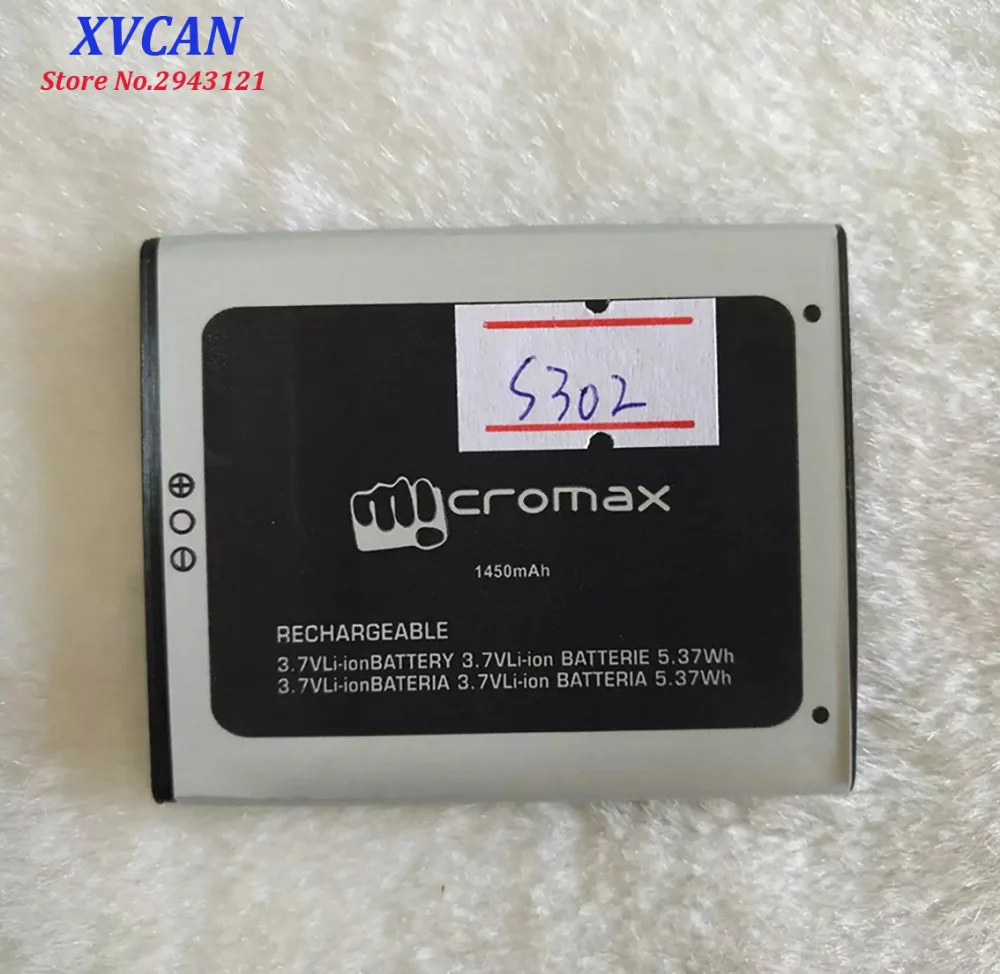 Высокое качество оригинальный для Micromax S302 мобильный телефон литиевая батарея 1450