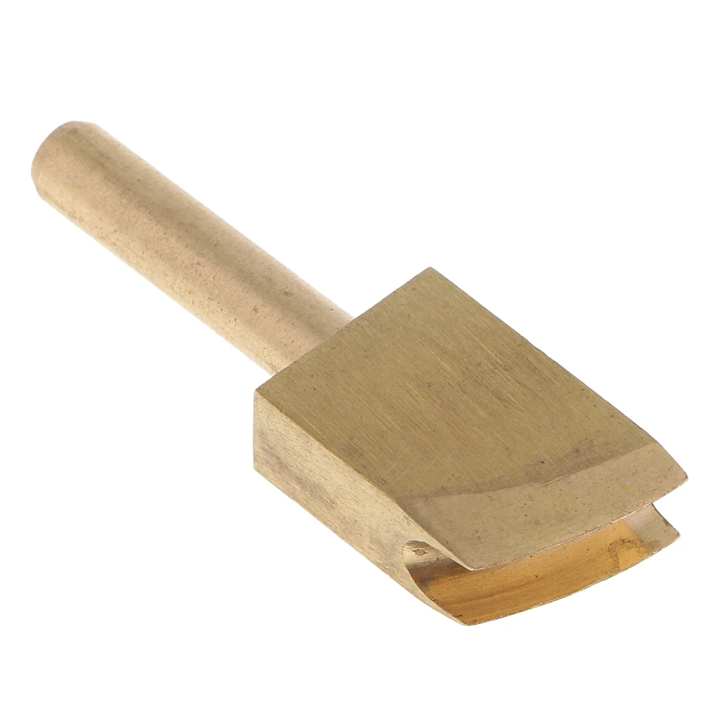 4mm Head Slotted Width Brass Leather Edge Solder Soldering Iron Tip DIY Tool