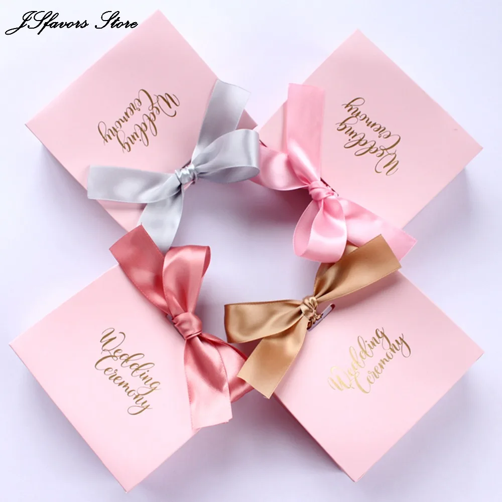 

Free shipping large Elegant Hand bag design Pink Paper Sweets Wedding gift Favor boxes candy chocolate box 30pcs for guests
