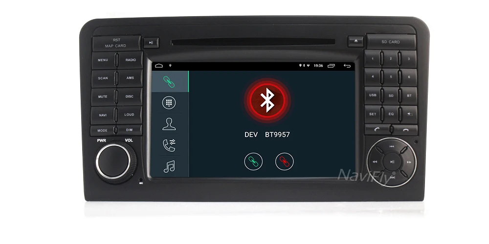 Clearance NaviFly ANDROID9.1 4core CAR DVD player For Mercedes Benz GL ML CLASS W164 ML350 ML500 X164 GL320 GPS stereo radio 12