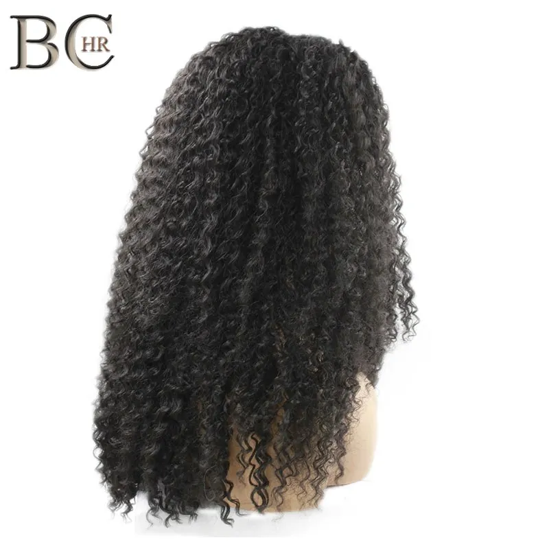 BCHR длинные афро кудрявые вьющиеся парик коричневый синтетические парики африканская прическа Высокая температура волокна для черных женщин