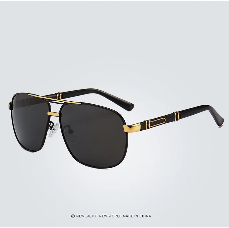 Классические Брендовые мужские алюминиевые солнцезащитные очки HD поляризованные UV400 зеркальные Мужские tmall солнцезащитные очки для