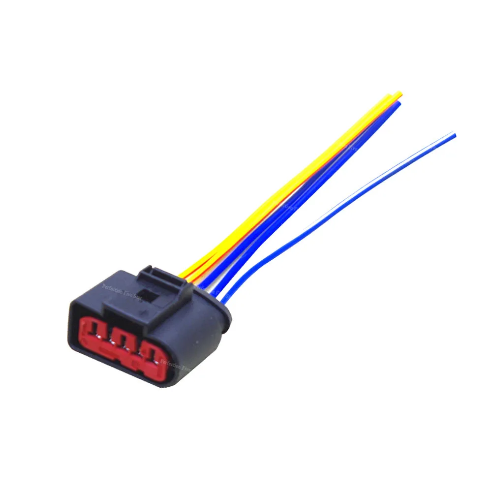 1J0973775A для VW Beetle Golf Passat Audi A4 A6 A8 Skoda Mass Air Flow Sensor 5 Pin коннектор адаптер разъем w