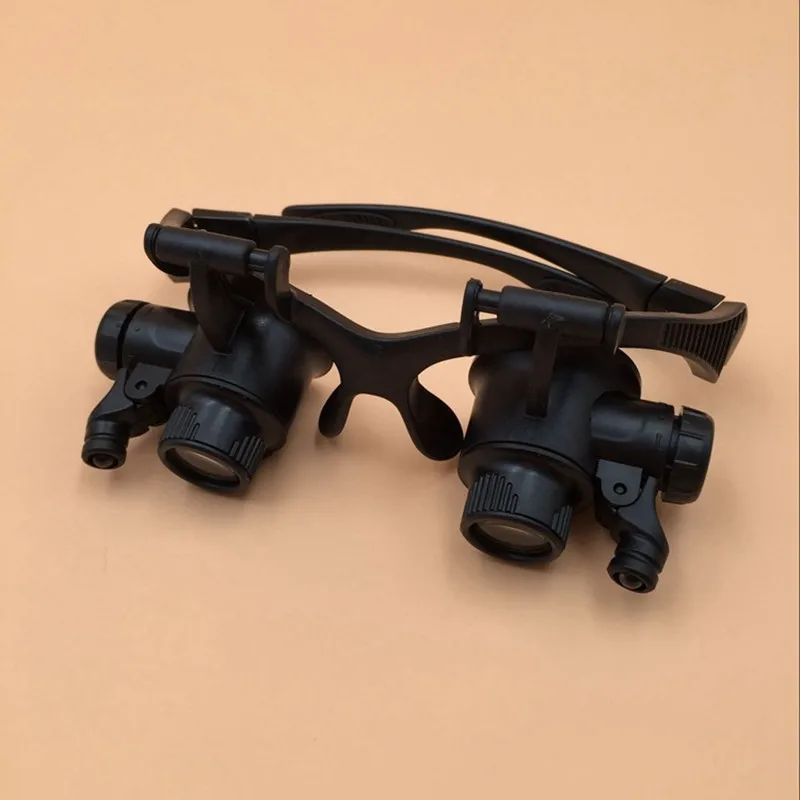 Glasses Type Binocular With Lights Magnifying Glass