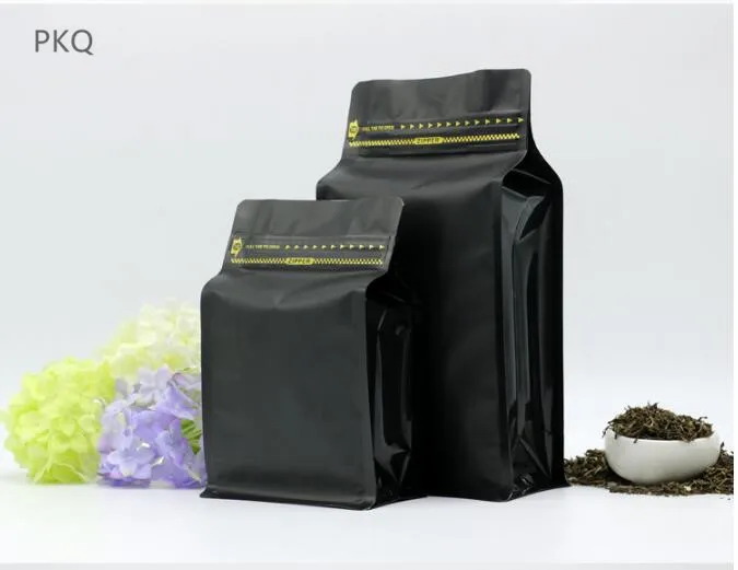 10 шт Цвет алюминиевая фольга кофе мешок небольшой клапан Ziplock молния замок