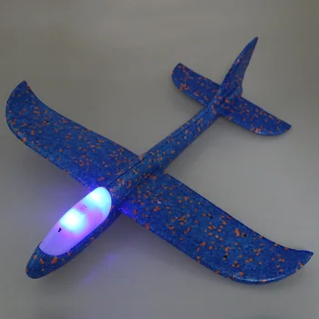 

Flashing Foam Aircraft Model Toys Speelgoed Funny Light stick Hand Throw Planes Toy Party Game juguetes Outdoor Children Fun Toy