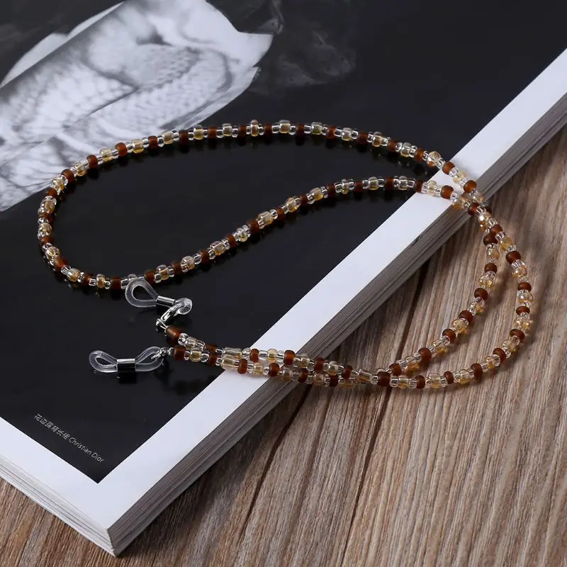 

Women Acrylic Beaded Eyeglass Spectacle Eyewear Glasses Chain Holder Lanyard Cord Strap Necklace Antislip Accessories 449F