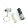 1 unidad 5 Mini linterna LED llavero negro Nuevo # Y51 # ► Foto 2/3