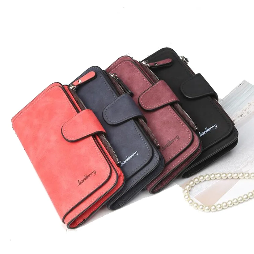 Baellerry-Wallet-Leather-Women-Wallets-Drawstring-Nubuck-Long-Design-Purse-150PCS-lot