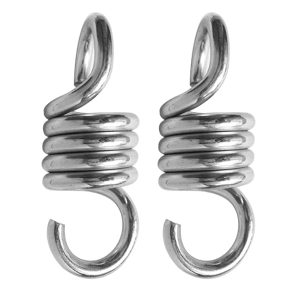 

Sturdy Steel Extension Spring 660LB Weight Capacity for Hammock Chair Hanging Porch Suspension Hooks Garden Swing Punch Bag
