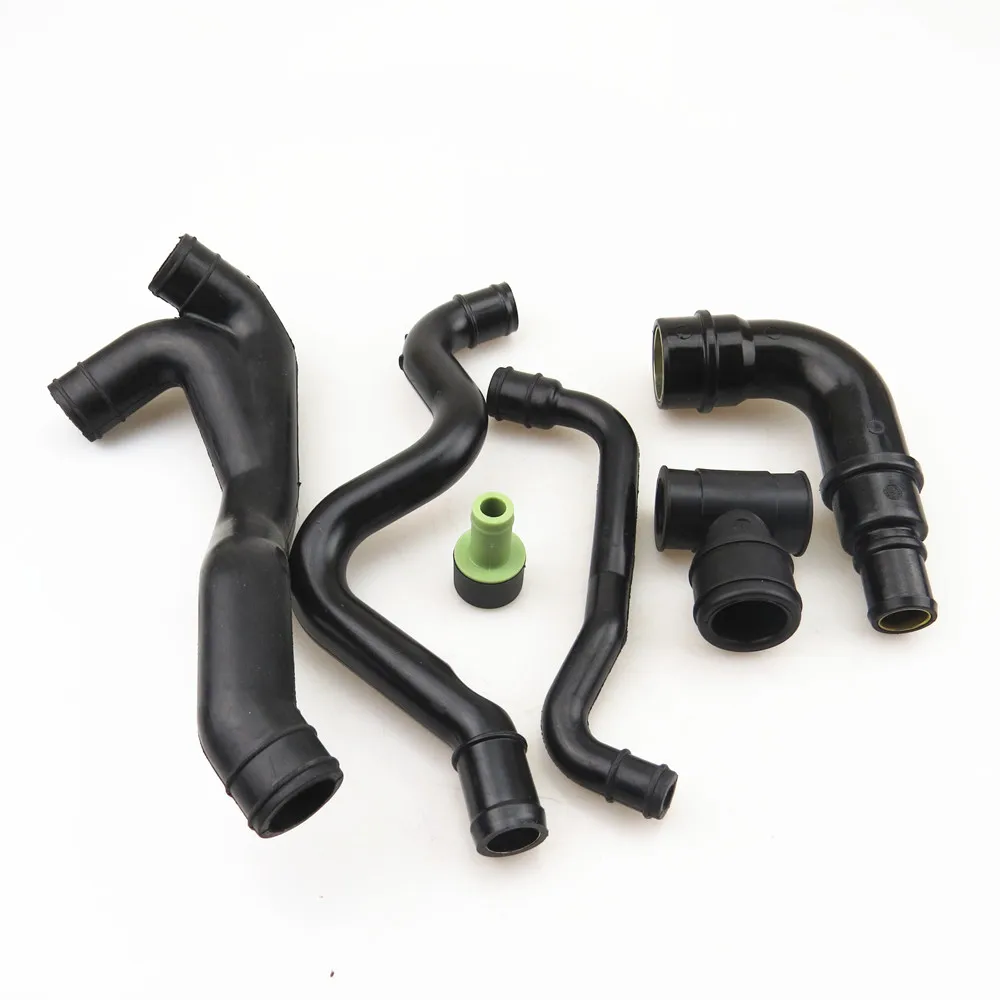 

FHAWKEYEQ 6 Pcs 1.8T AWW AWP Crankcase Vent Exhaust Hose Pipe For VW Jetta MK4 2002-2005 06A 103 213 F 06A 103 213 AF 035103245G