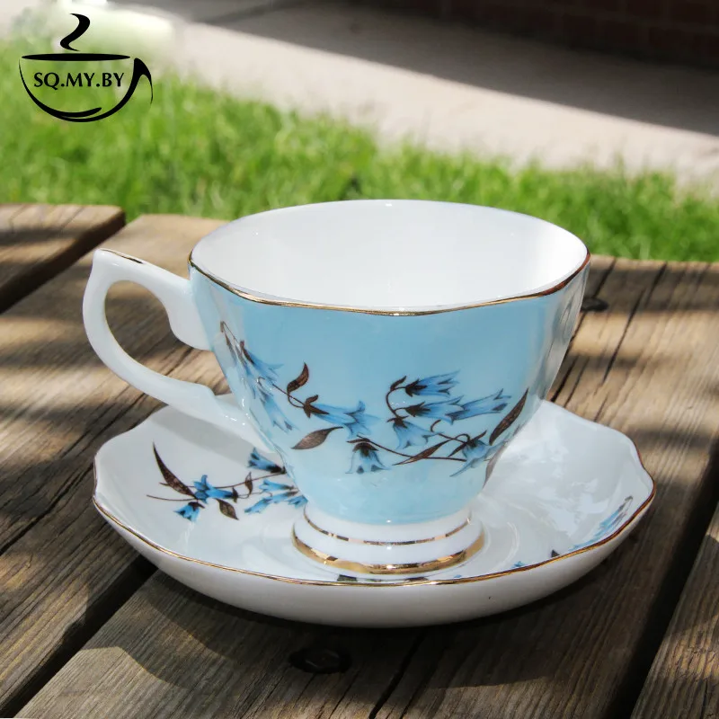 2016 High Quality Luxury Royal Bone China Coffee Cup Set European Style