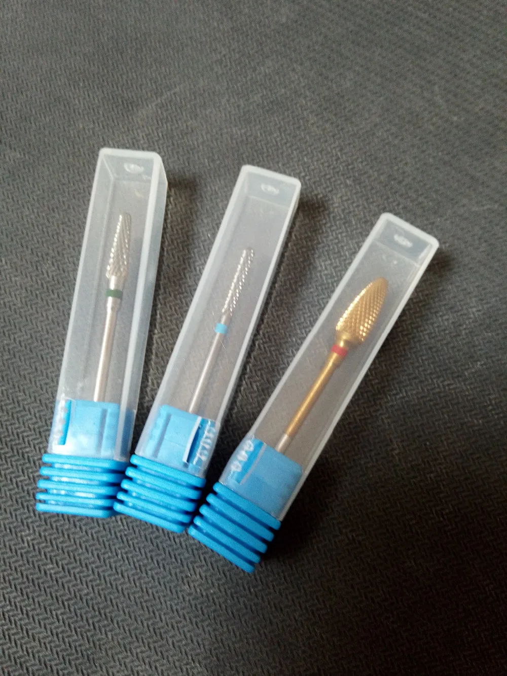Broca de Carboneto de Broca de Unhas Ferramentas da Arte para Unhas ''de Alta Qualidade C-m-f Sharp Grosso Unha Elétrica Chama Bit 3 Pçs - Set 32 8 Equipamento de unhas artísticas