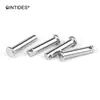 QINTIDES M3 M4 Clevis pins with head 304 stainless steel shaft flat head with hole pin bolt pin cylindrical pins ► Photo 3/4