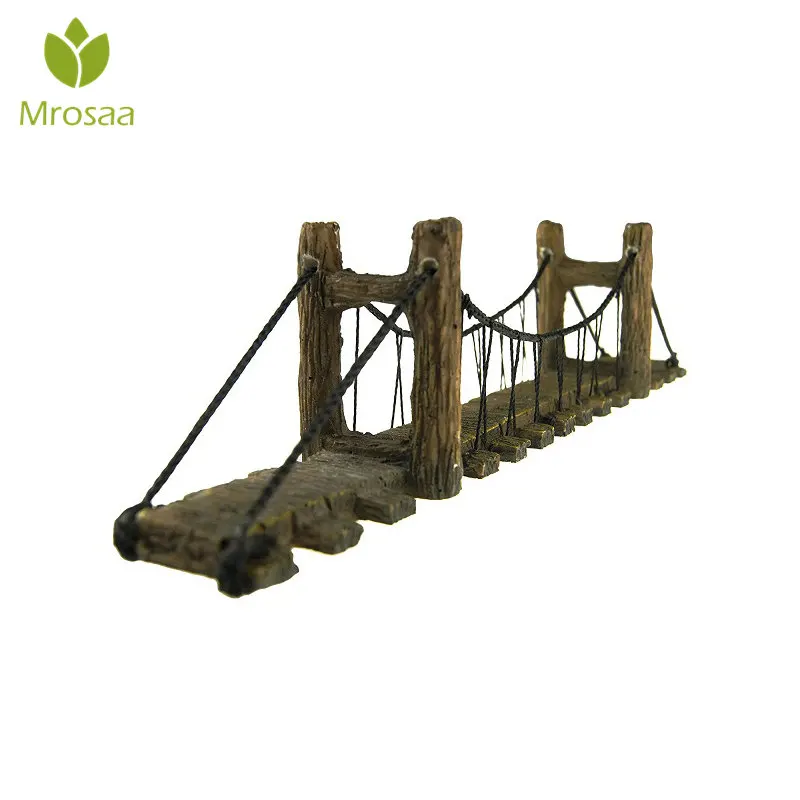 

Mrosaa Hight quality 1pcs Aquarium Bridge Fish Tank Decoration Ornament Coral Realistic Bridges Resin Landscaping Decor