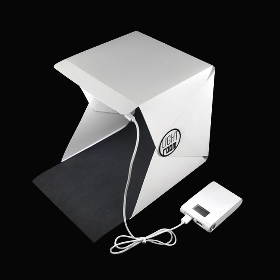 

Photography Lightbox Photo Studio Soft Box Built In LED Photography Tent Softbox Light Room Tabletop Shooting Tent Kit USB Cable