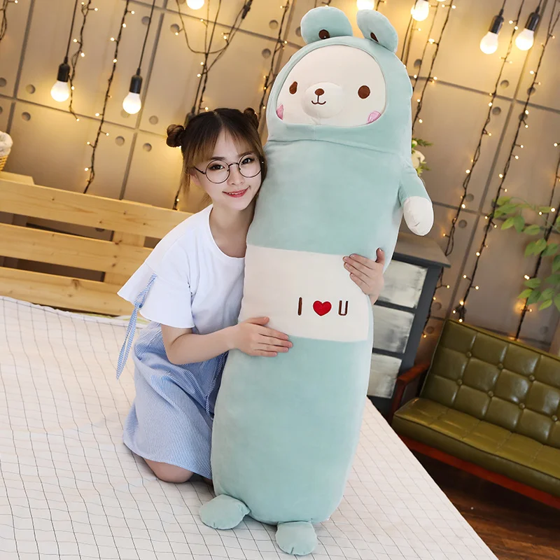 Kawaii Animal Roll Plush Collection (90cm) - Limited Edition