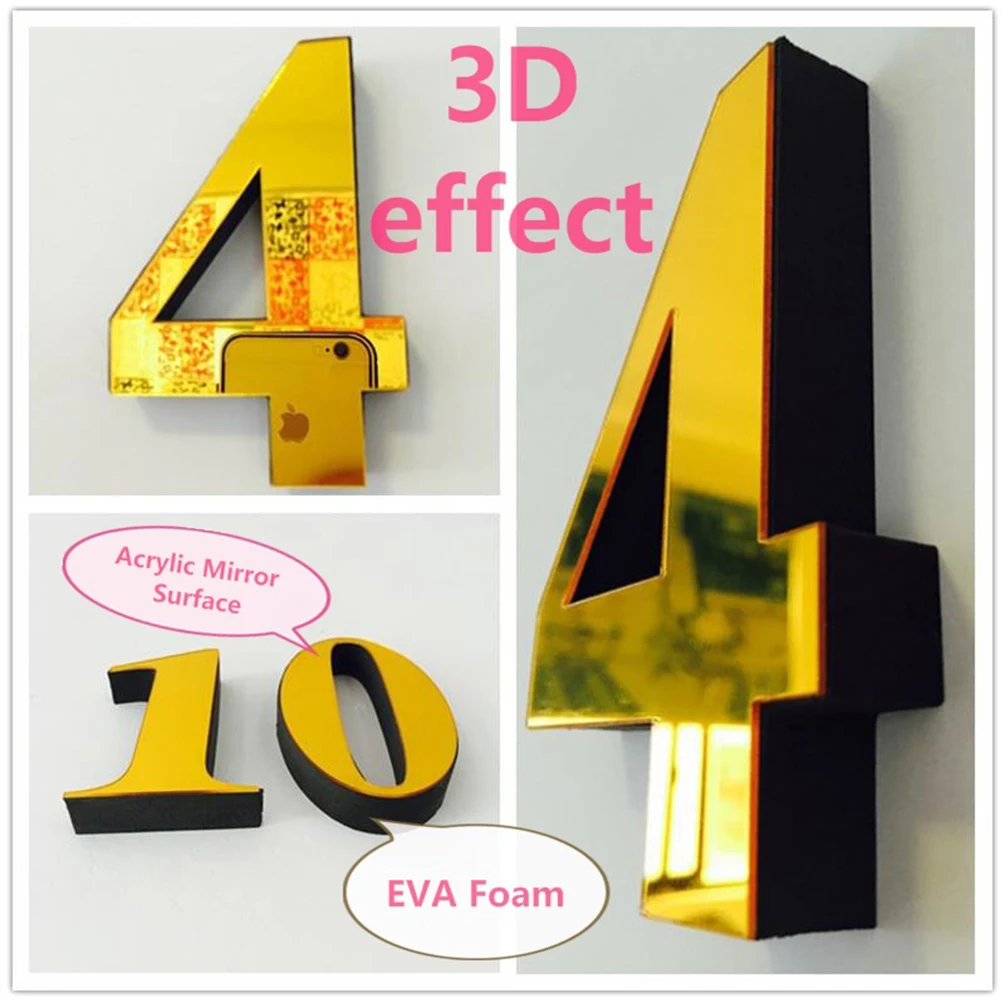 3D DIY Современные на батарейках круглые формы прочные настенные часы декоративные