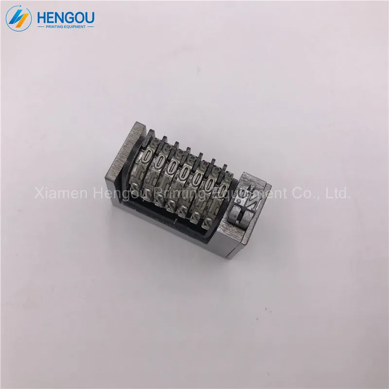 

3 Pieces 100% all steel Forward 7 digits Numbering machine 3x6 Roman Letterpress Numbering machine