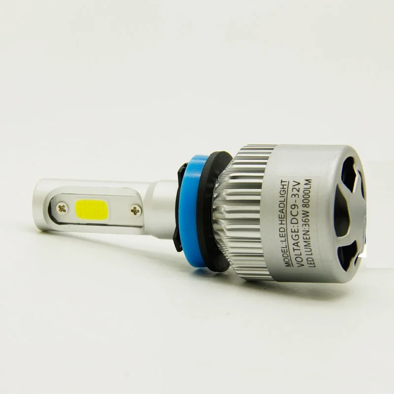 1 пара вел H4 H7 H11 H1 9005 лампы фар авто 72 W 8000Lm/6500 K 9006 881 FogLamp светодиодные фары