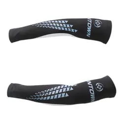 Новая распродажа XINTOWN Велоспорт Arm Велосипедный спорт велосипед манжеты рукава Обложка УФ Защита от солнца (черный/синий)