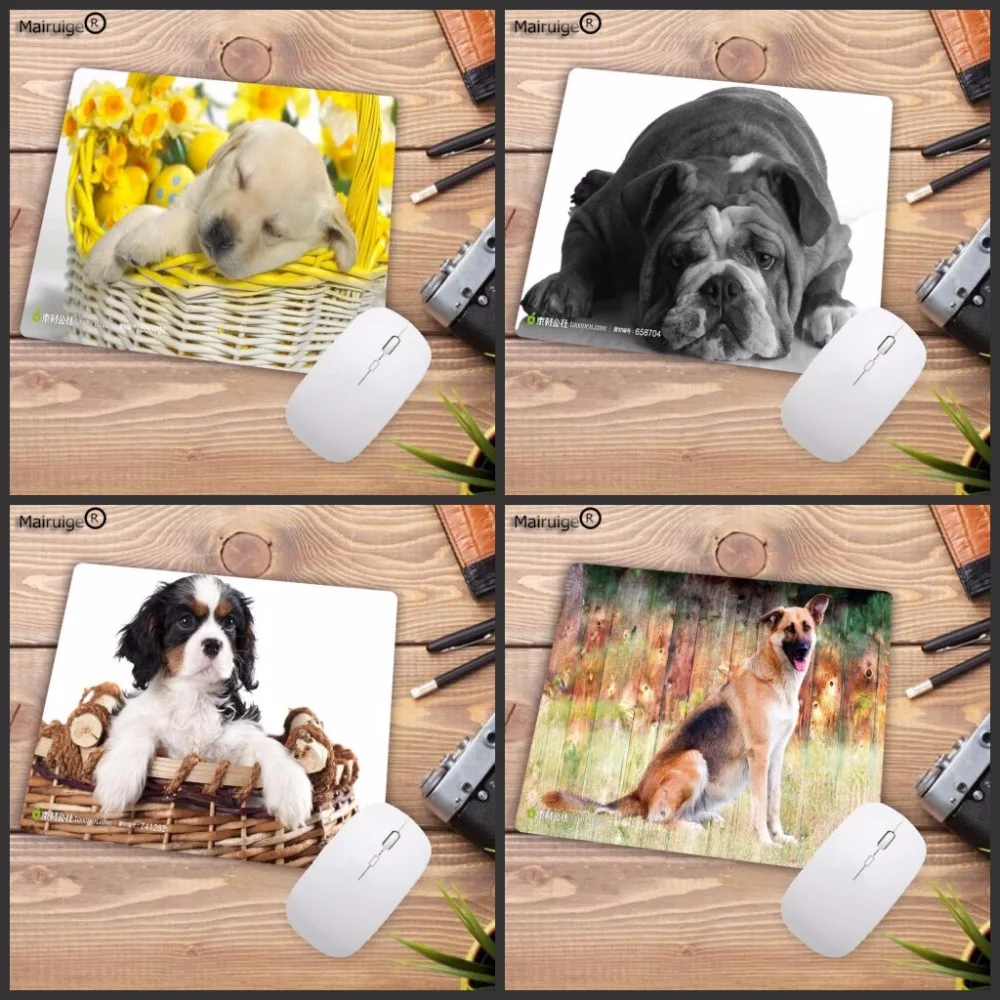 Mairuige Animal Dog Small Mouse Pad Office Creativity Mouse Mat Gaming