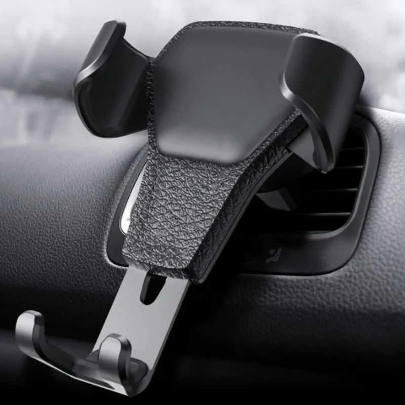 

Gravity Car Holder For Phone in Car Air Vent Clip Mount No Magnetic Mobile Phone Holder Cell Stand Support For iPhone X 7