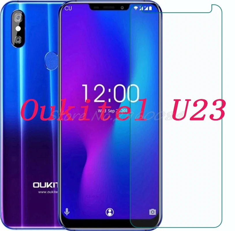 Smartphone Tempered Glass  for Oukitel U23 9H  Protective Film Screen Protector cover phone