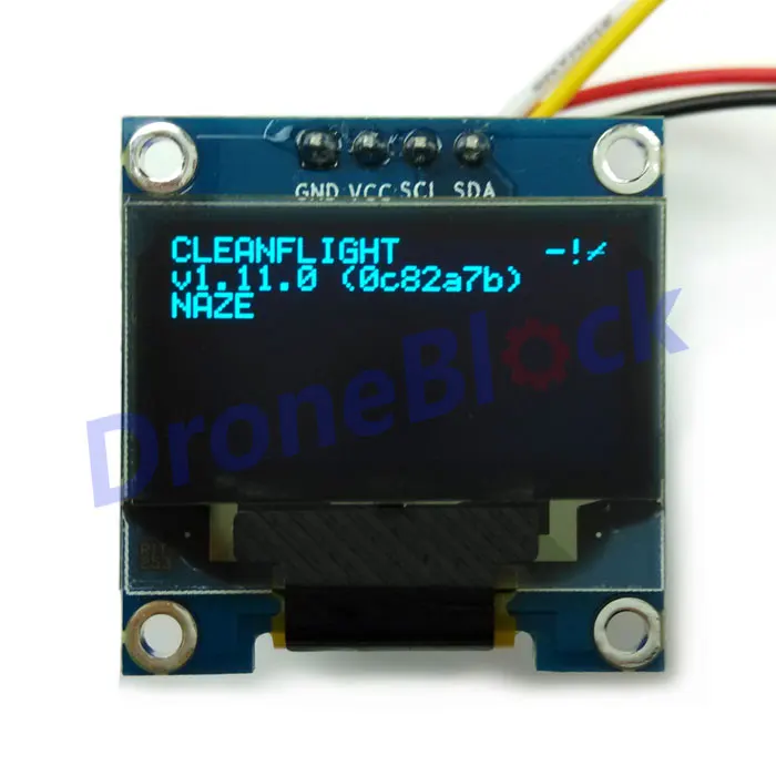

SPracing F3 F4 OMNIBUS BeeRotor Naze32 cleanflight betaflight raceflight OLED Display