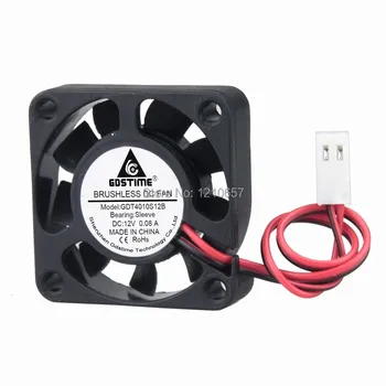 

10 Pieces LOT Gdstime 40mm 40 x 40 x 10mm 4010s 12V 2Pin 2510 Connector Cooling Cooler DC Fan