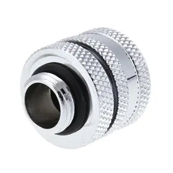 

G1/4 14mm OD 4 Laps Hard Tube Quick Fitting Connector for CPU cooling fan PC Water Cooling system